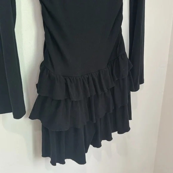 Free People Good Feels Long Sleeve Ruffle Dress - Picture 6 of 7